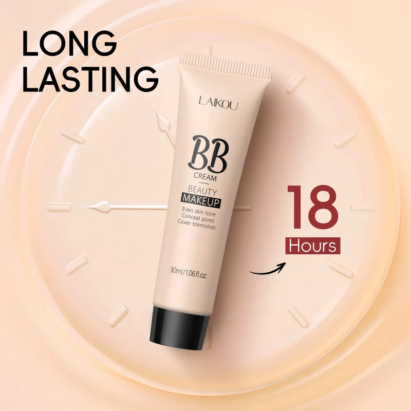 BB Cream Base Makeup Long Lasting Waterproof Brighten Skin Tone Cover Blemishes 30ml Concealer Foundation Liquid Face Makeup
